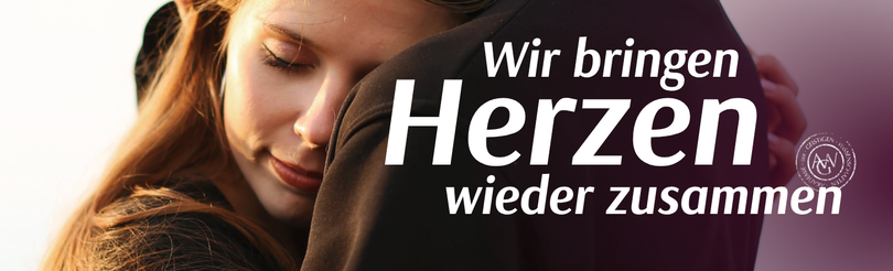 Symbol für Sehnsucht, Liebe und Hoffnung. Titelbild der AGW Akademie: Weg zu harmonischer Partnerschaft durch Partnerzusammenführung und Partnerrückführung mit ganzheitlicher, respektvoller Energiearbeit.